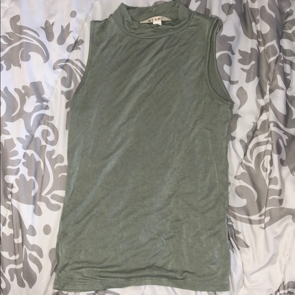 Light green tank top